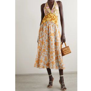 ZIMMERMANN FLORAL MIDI DRESS